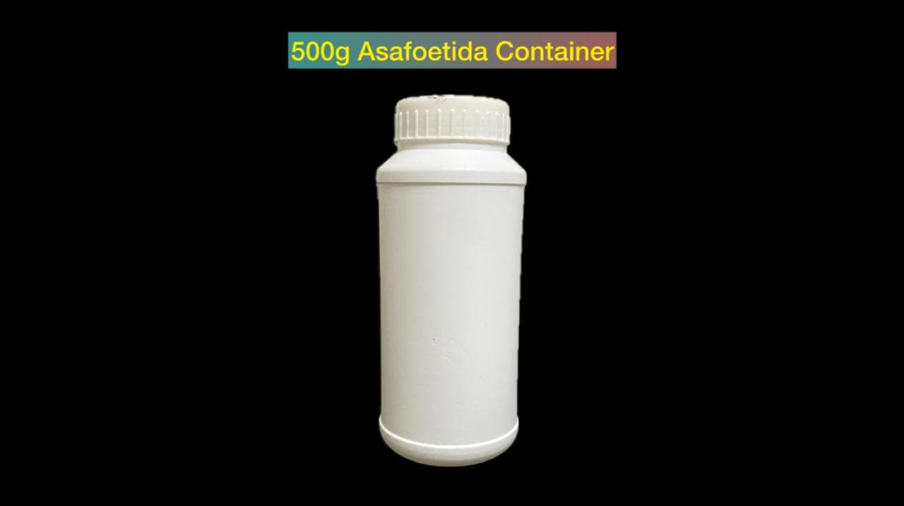 🌟 Innovative Asafoetida Packaging: Aasic Plastic Manufacturer of 500g Asafoetida Containers in Tamil Nadu 🌿