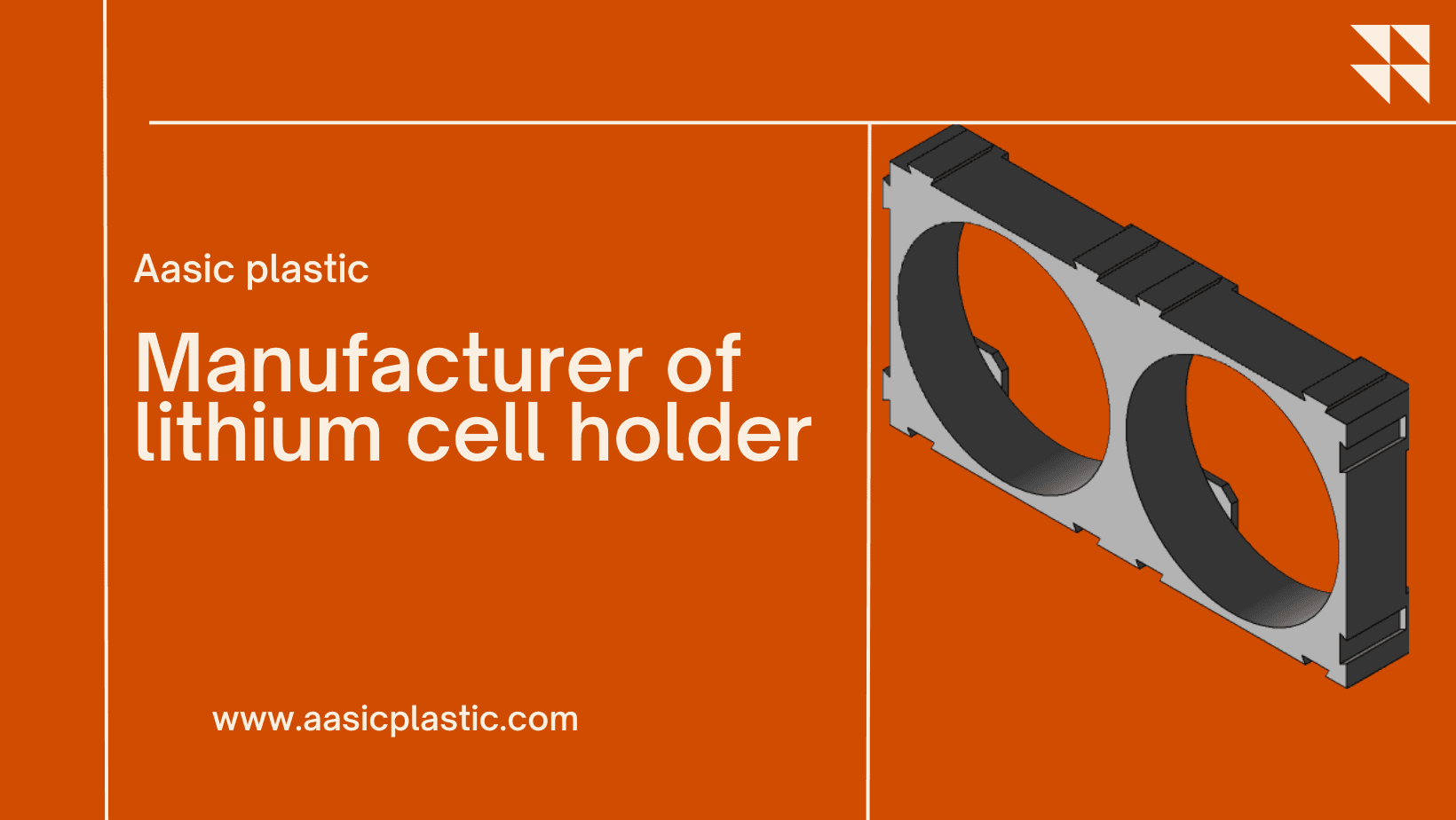 Manufacturer of Cell Holders for Packing Lithium Batteries – Aasic Plastic