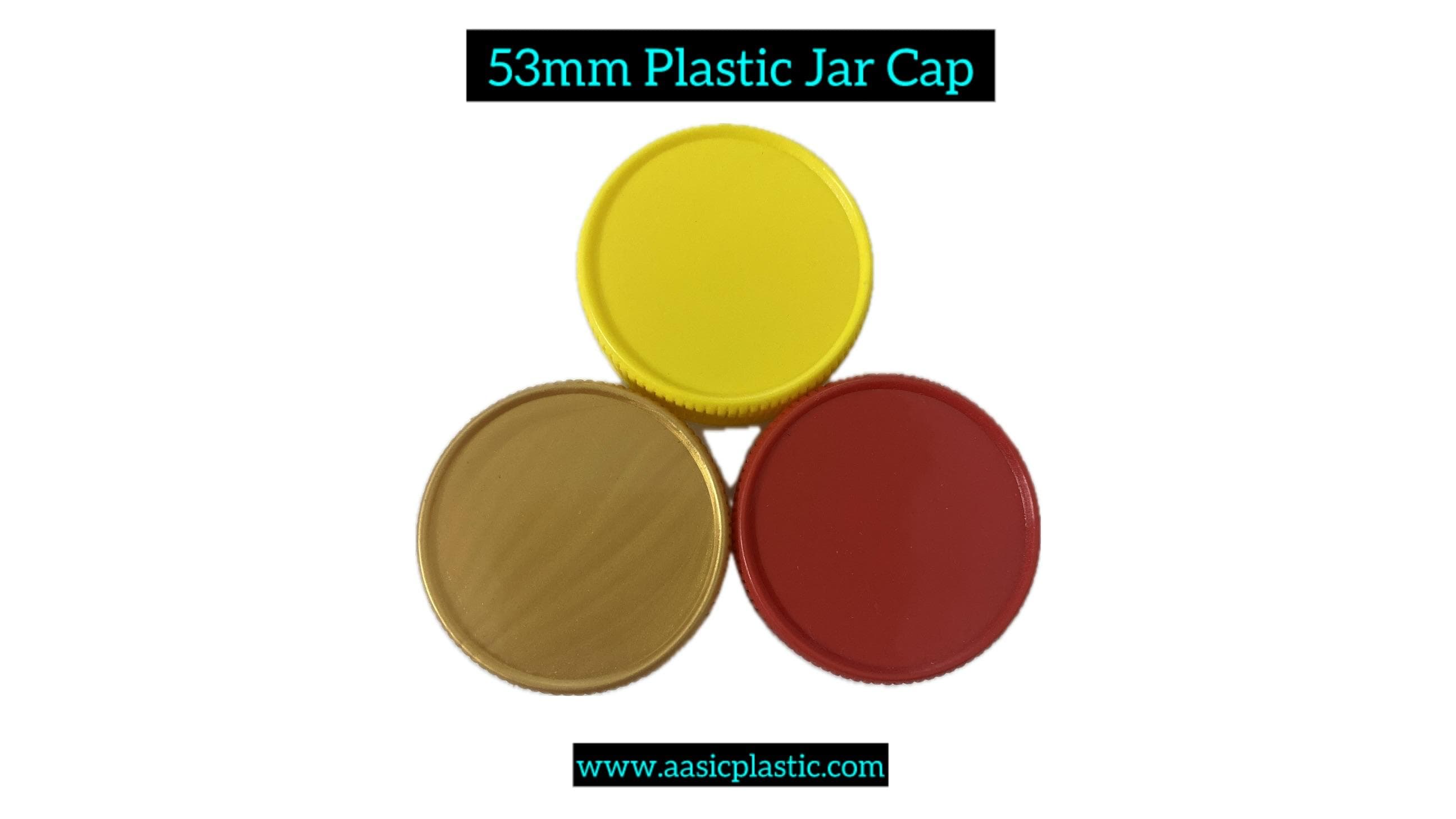 PET Jar Caps Manufacturer in India – 53mm, 63mm & 96mm | Aasic Plastic